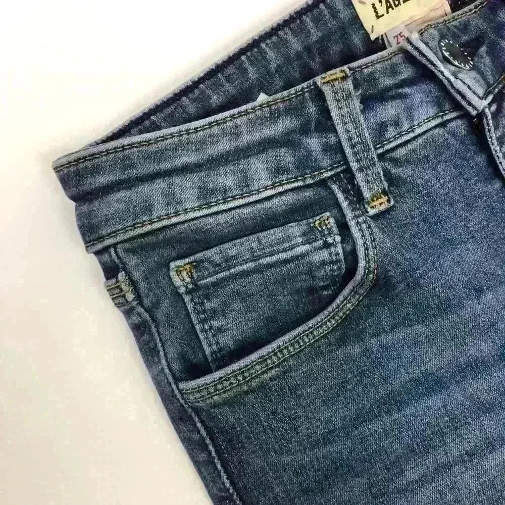 L’Agence Margot High Rise Skinny Light Vintage Denim Jeans - Picture 10 of 11